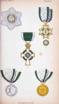 Book of Orders of Knighthood Page 344 Vintage War A4 Photo Print
