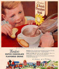 Borden Chocolate Drink Vintage Retro Advert Poster A4 Photo Print