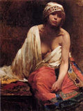 Borgoni Mario A Harem Beauty A4 Photo Print