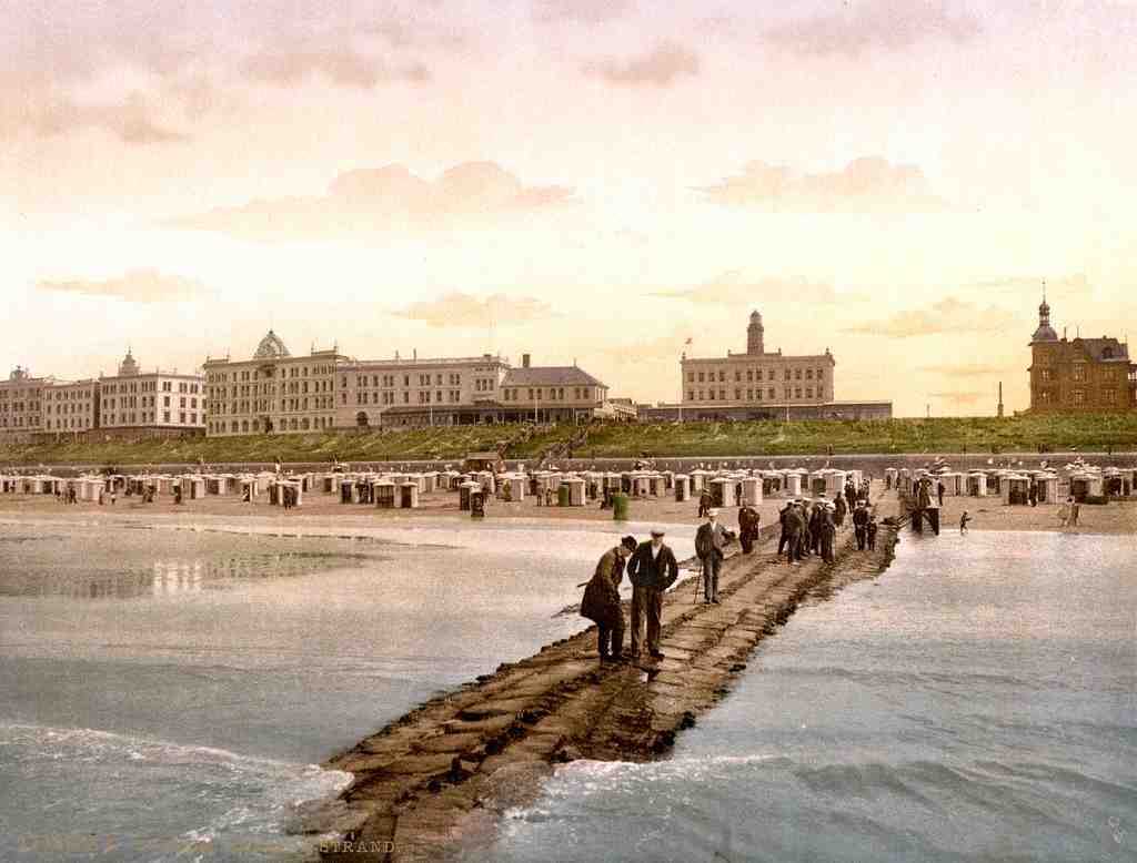 Borkum Schleswig Holstein Germany Vintage A4 Photo Print