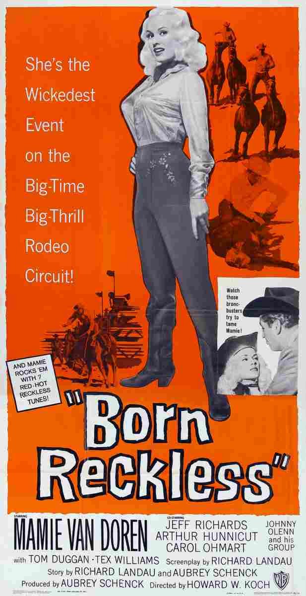 Born Reckless 1958 03  film star poster A4 Photo Print
