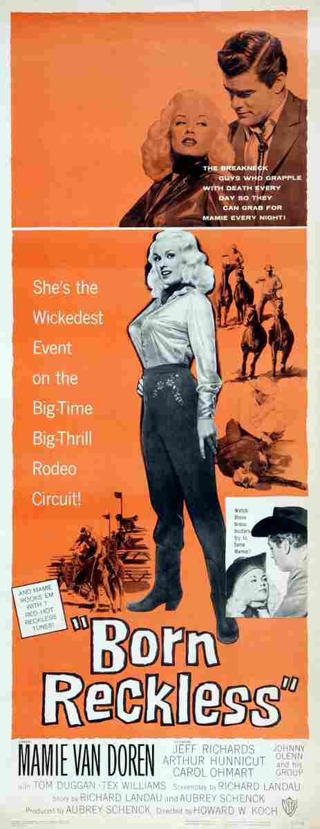Born Reckless 1958 04  film star poster A4 Photo Print