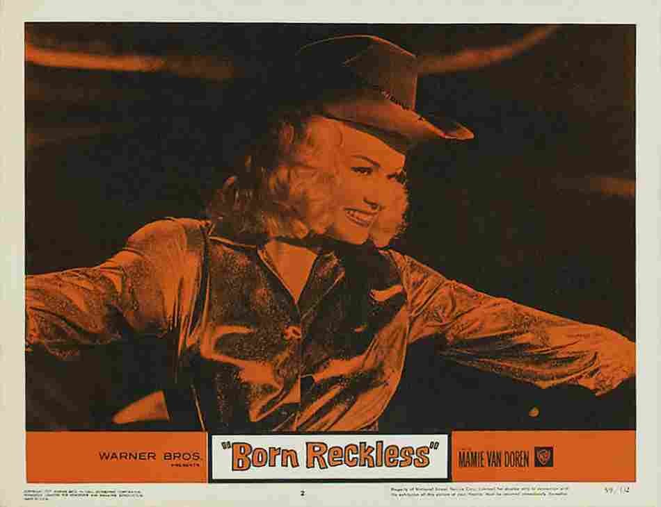 Born Reckless 1958 05  film star poster A4 Photo Print