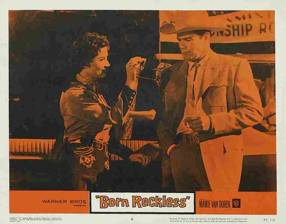 Born Reckless 1958 08  film star poster A4 Photo Print