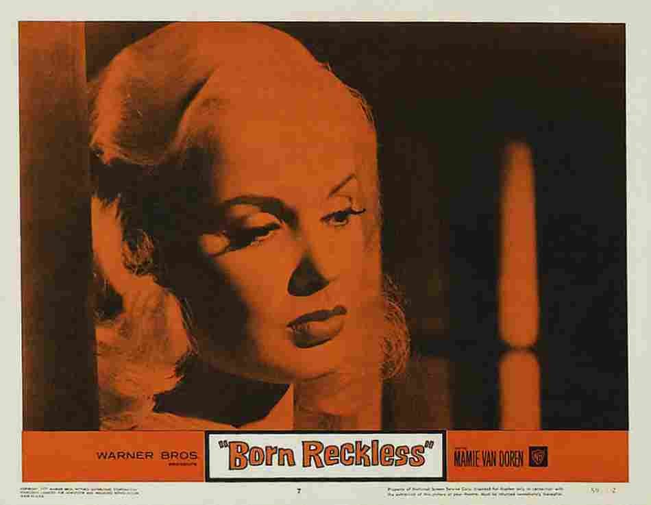 Born Reckless 1958 10  film star poster A4 Photo Print