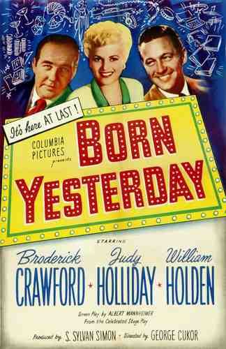  Born Yesterday 01 film star poster A4 Photo Print