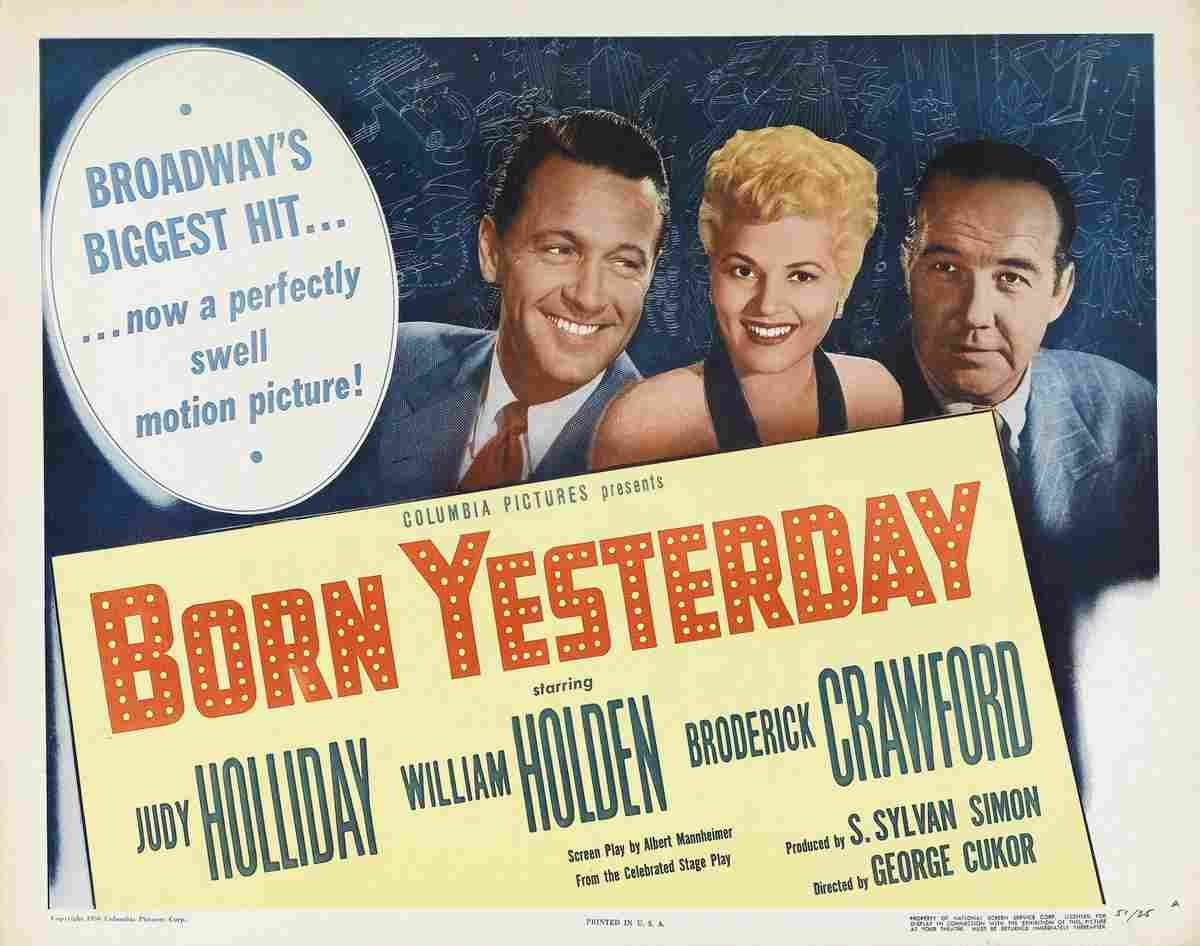 Born Yesterday 02  film star poster A4 Photo Print