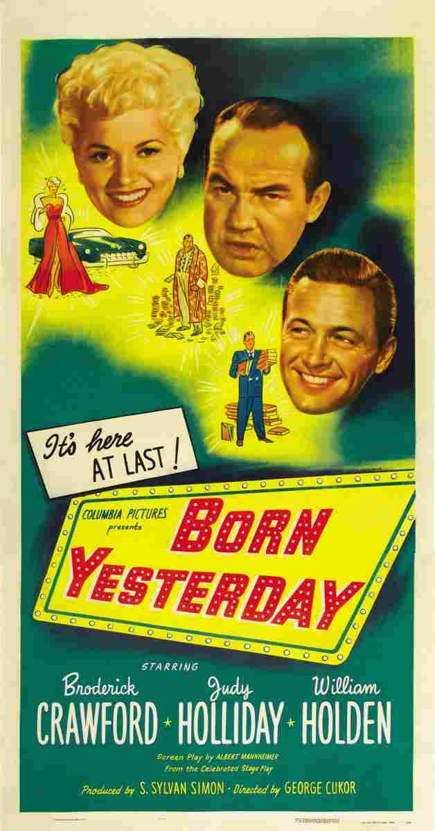 Born Yesterday 04  film star poster A4 Photo Print