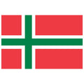 Bornholm Amt Flag N5348 A4 Photo Print
