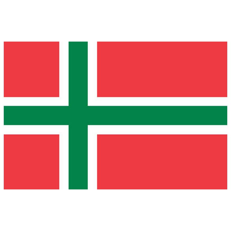 Bornholm Amt Flag N5348 A4 Photo Print