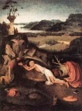 Bosch Hieronymus St Jerome In Prayer A4 Photo Print