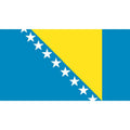 Bosnia Flag N1338 A4 Photo Print