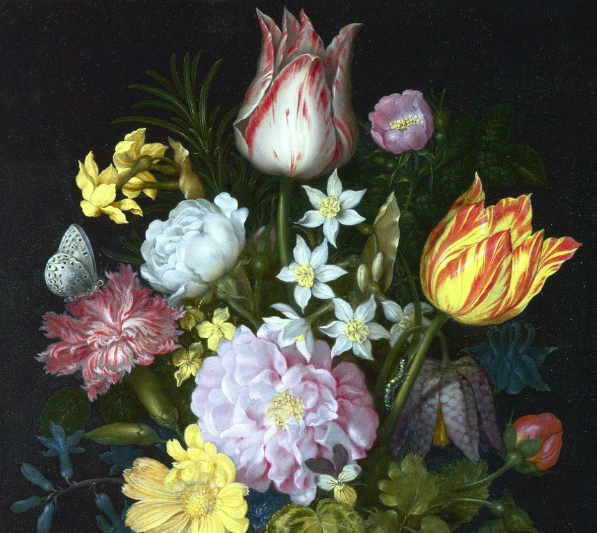 Bosschaert Ambrosius 14FloDet Art A4 Photo Print