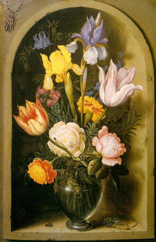 Bosschaert Ambrosius 19Flowers Art A4 Photo Print