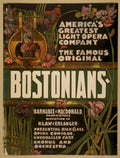 Bostonians Opera Poster Vintage Retro Advert Poster A4 Photo Print