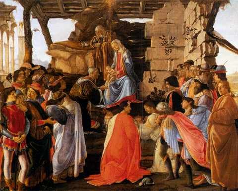 Botticelli Sadro Adoration Of The Magi A4 Photo Print