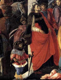 Botticelli Sandro Adoration Of The Magi Detail A4 Photo Print