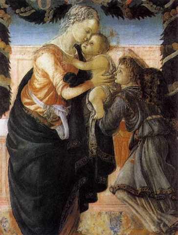 Botticelli Sandro MadonnAnd Child With An Angel 2 A4 Photo Print