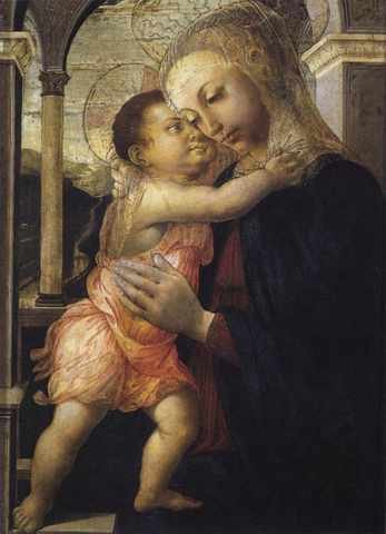Botticelli Sandro MadonnAnd Child A4 Photo Print