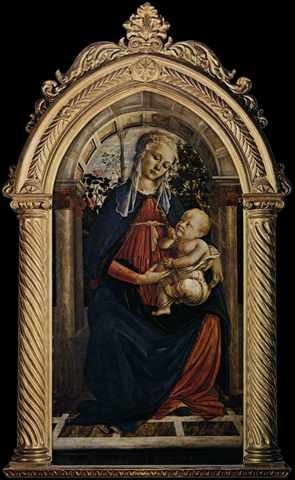 Botticelli Sandro MadonnOf The Rosegarden A4 Photo Print
