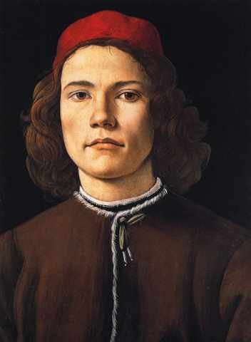 Botticelli Sandro Portrait Of Young Man A4 Photo Print