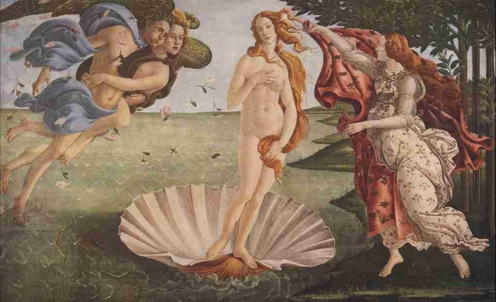 Botticelli Sandro The Birth of Venus The Worlds Greatest Paintings 1934 A4 Photo Print