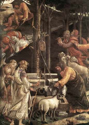 Botticelli Scenes From The Life Of Moses Detail 1 A4 Photo Print
