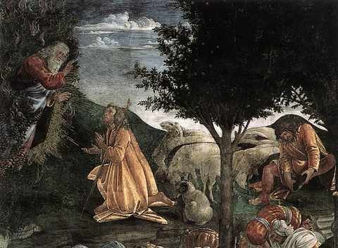 Botticelli Scenes From The Life Of Moses Detail 2 A4 Photo Print