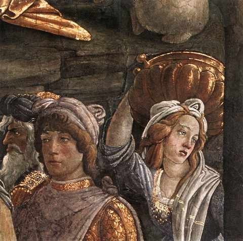 Botticelli Scenes From The Life Of Moses Detail 4 A4 Photo Print
