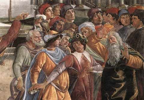 Botticelli The Punishment Of Korah Detail 5 A4 Photo Print