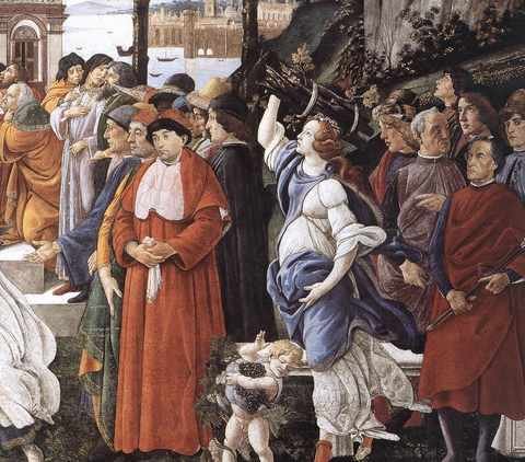Botticelli The Temptation Of Christ Detail 3 A4 Photo Print