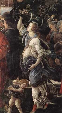 Botticelli The Temptation Of Christ Detail 4 A4 Photo Print
