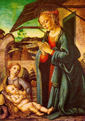 Botticini Francesco Italian 1446 1497 Art A4 Photo Print