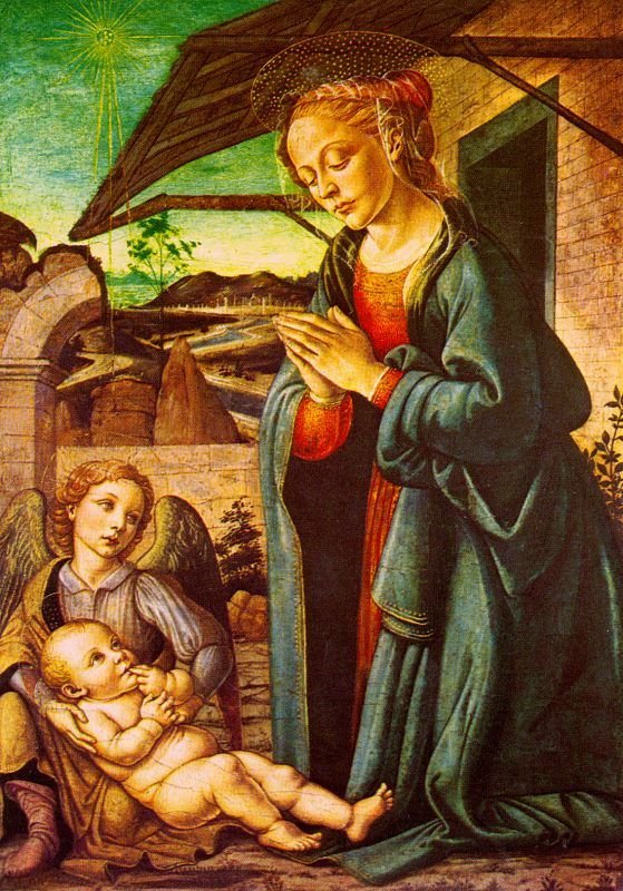 Botticini Francesco Italian 1446 1497 Art A4 Photo Print