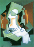 Bottle And Fruit Bowl 1 Juan Gris Abstract Art A4 Photo Print