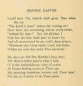 Bottome George Hill A Vicars Poems 1915 Before Easter A4 Photo Print