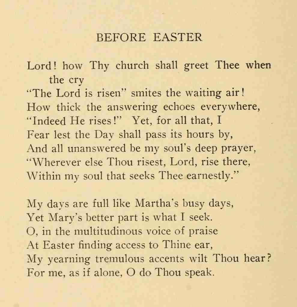 Bottome George Hill A Vicars Poems 1915 Before Easter A4 Photo Print