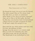 Bottome George Hill A Vicars Poems 1915 Holy Communion A4 Photo Print