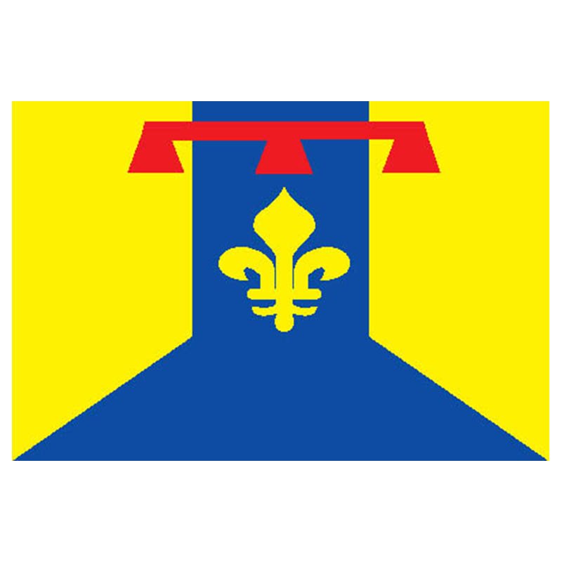 Bouchesrhone Dep Flag N2917 A4 Photo Print