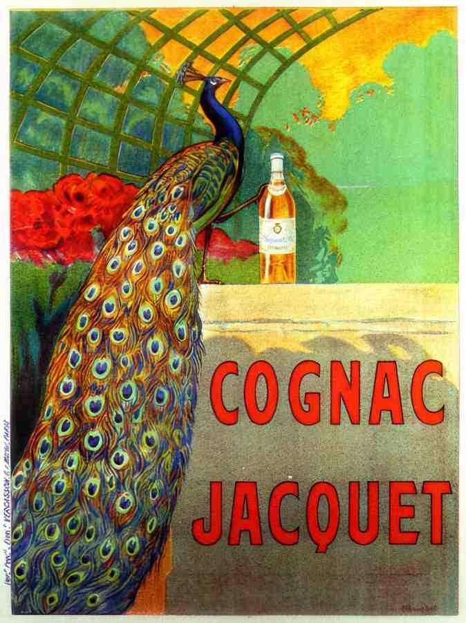 BouchetCognacJacquet Vintage Advert A4 Photo Print