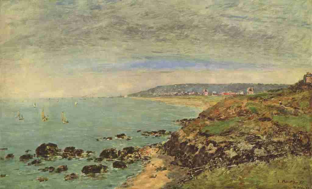 Boudin Eugene 1824 1898 Atlantic coast near Benerville 1897 A4 Photo Print
