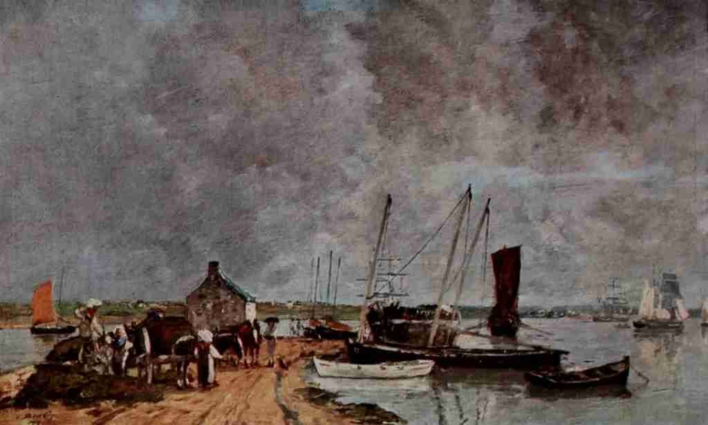 Boudin Eugene 1824 1898 Sea Port A4 Photo Print