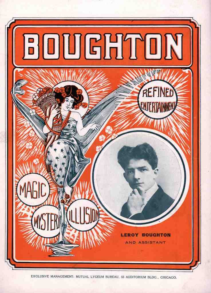 Boughton Magic Magician Vintage A4 Photo Print