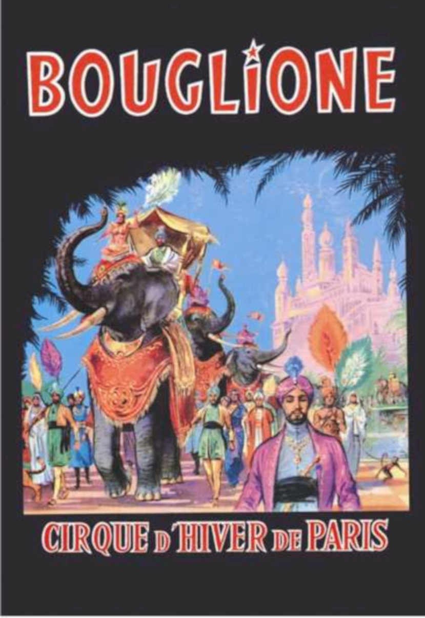 Bouglione Elephant Circus Vintage Retro Advert Ads A4 Photo Print
