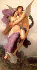 Bouguereau Abduction of Psyche Art A4 Photo Print