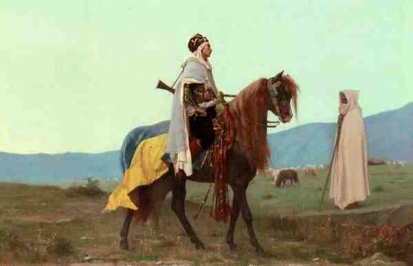 Boulanger Gustave Clarence Rudolphe An Arab Horseman 5 A4 Photo Print