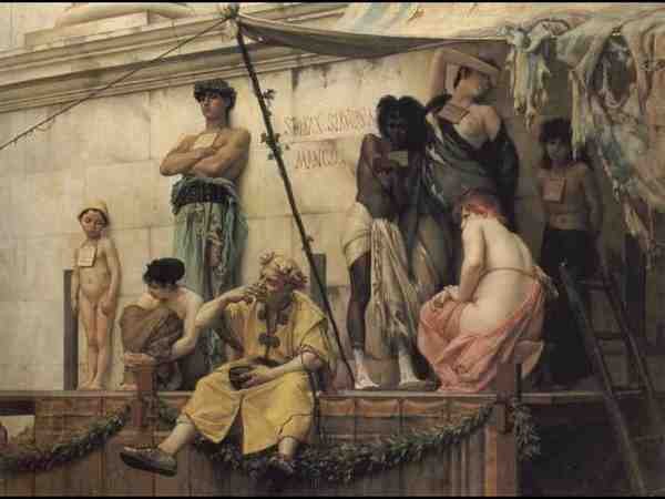 Boulanger Gustave Clarence Rudolphe The Slave Market 5 A4 Photo Print