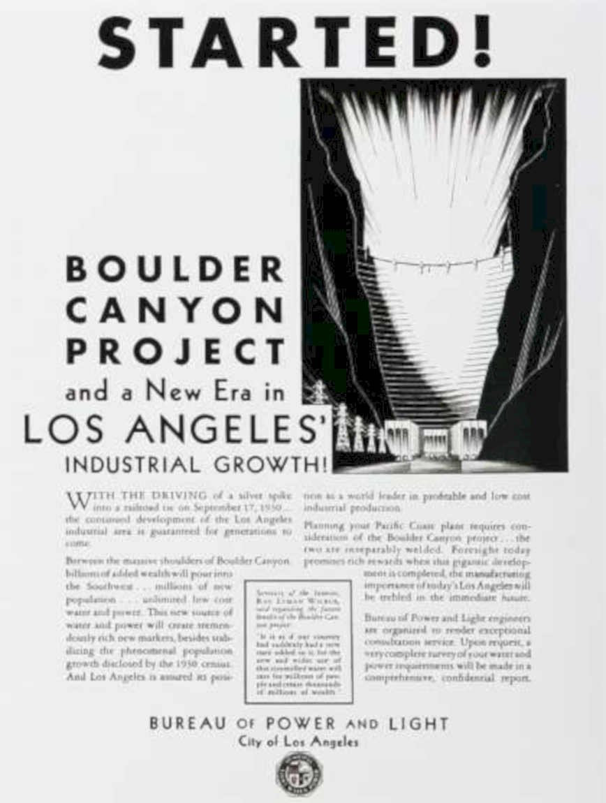 Boulder Canyon Project Vintage Retro Advert Ads A4 Photo Print