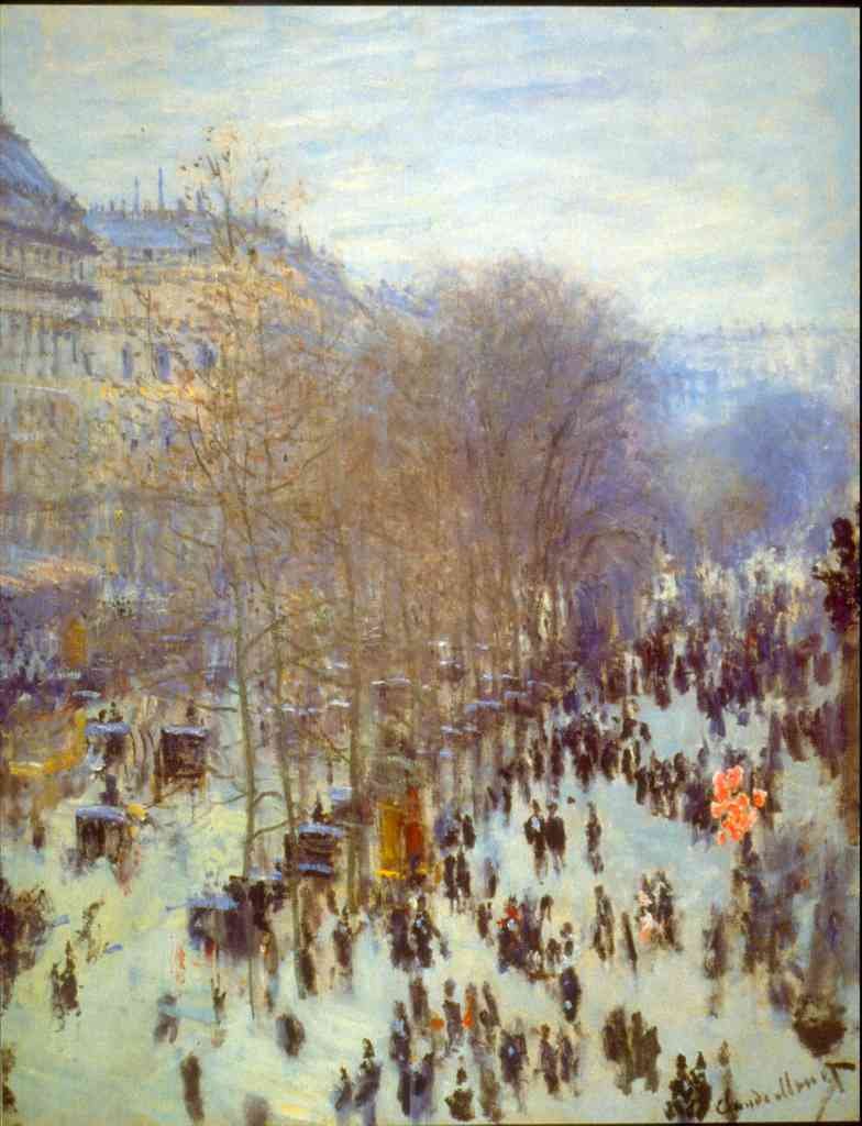 Boulevard Capucines Monet Impressionism A4 Photo Print
