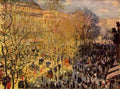 Boulevard Of Capucines In Paris Monet A4 Photo Print